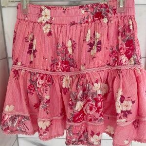 LoveShackFancy Ruffle Mini Skirt